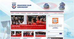 Desktop Screenshot of kkc-curling.pl